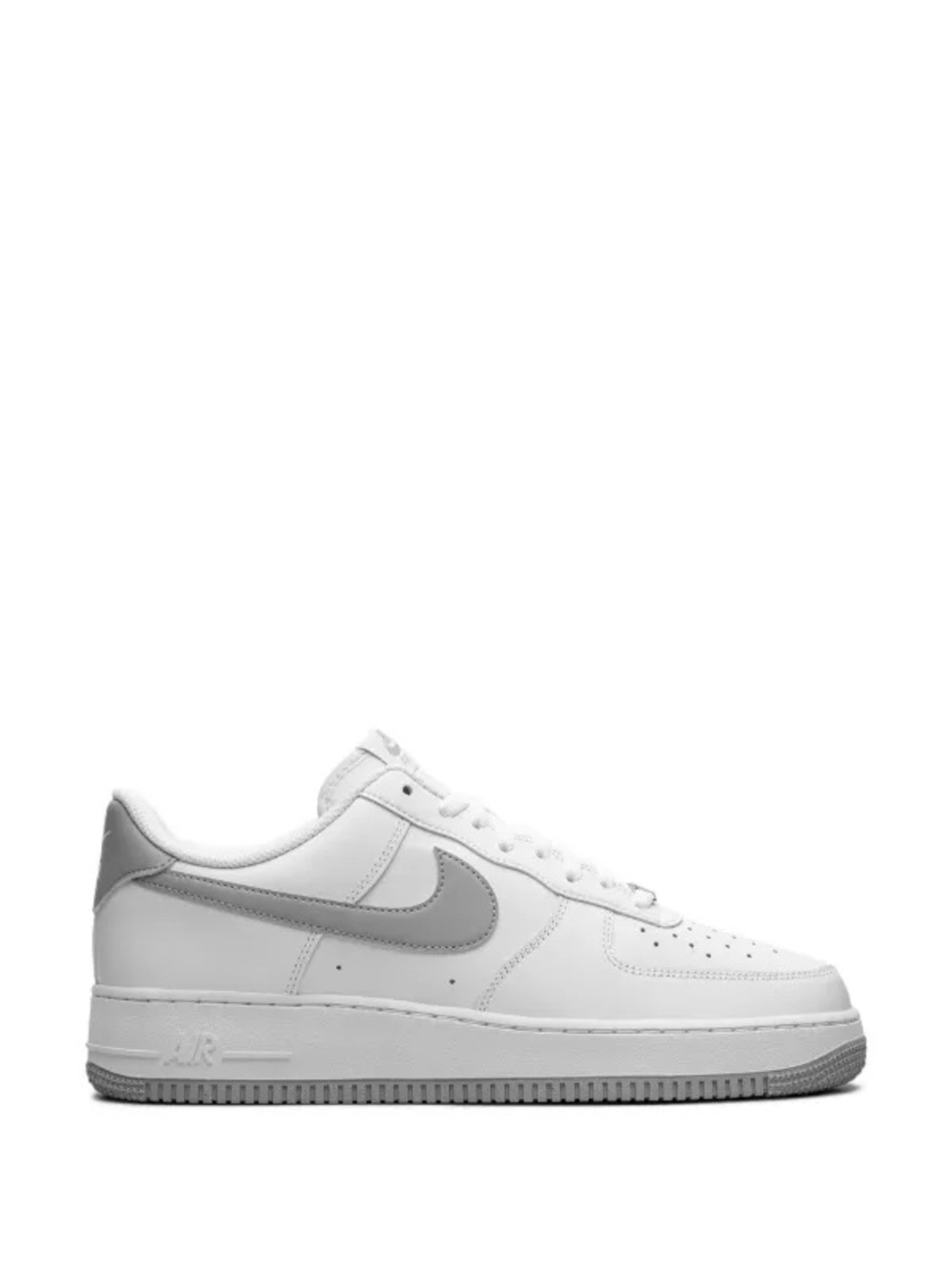 Nike Air Force 1 Sneakers with Light Gray Detailing